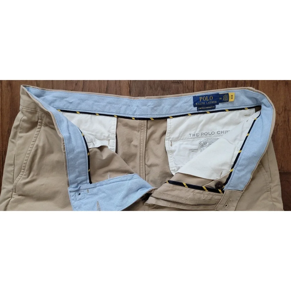Polo Ralph Lauren Men's Blue Label Stretch Straight Fit Chino Shorts‎ Sz 36x8